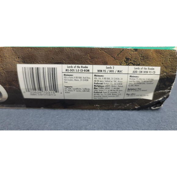 Lords Royal‎ Collection PC Game Map 5 Manuals Reference Card PC in Original Box - Picture 4 of 9